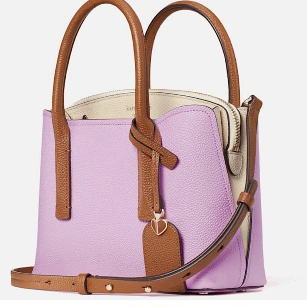 Kate spade Margaux Mini Satchel Violet Brown